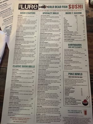 Menu photo 5 The Lure Saint Petersburg, FL Menu photo 5 The Lure Saint Petersburg, FL