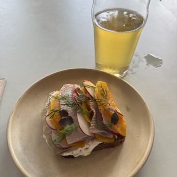Kantine - Herring and beet smørrebrød. - Scandinavian Near Me - San Francisco, California Kantine - Herring and beet smørrebrød. - Scandinavian Near Me - San Francisco, California