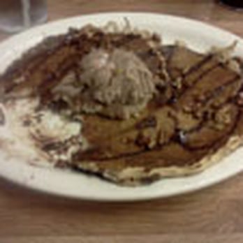 DeLuca's Diner - Reese's pancakes a la mode. Sorry there's a couple bites missing. I couldn't help myself before snapping the shot. :) - Breakfast & Brunch Near Me - Pittsburgh, Pennsylvania DeLuca's Diner - Reese's pancakes a la mode. Sorry there's a couple bites missing. I couldn't help myself before snapping the shot. :) - Breakfast & Brunch Near Me - Pittsburgh, Pennsylvania