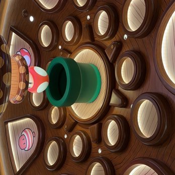 Toadstool Cafe - Ceiling of the restaurant - Cafes Near Me - Universal City, California