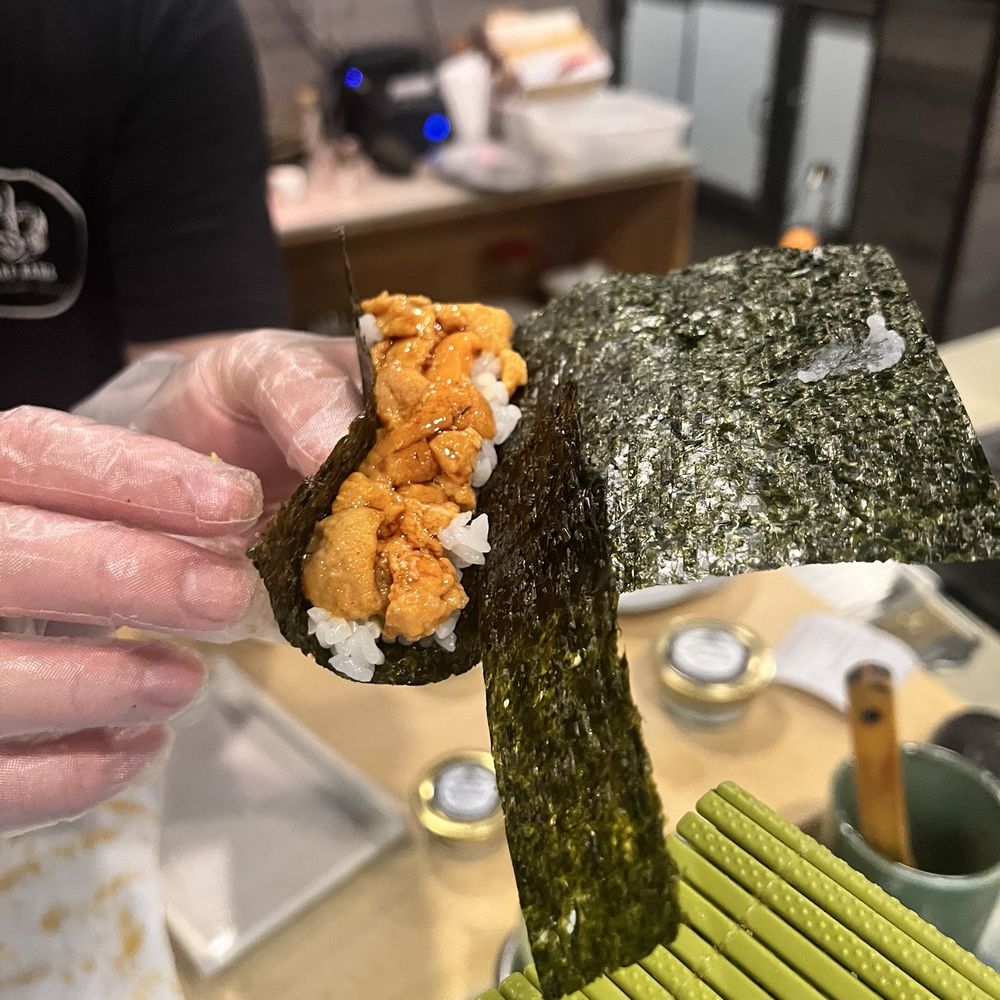Sake Kawa - Hokkaido uni handroll - Sushi Bars Near Me - Astoria, New York