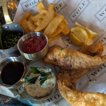 Wolf by Vanderpump at Caesars Republic Lake Tahoe - Fish & chips - American Near Me - Stateline, Nevada Wolf by Vanderpump at Caesars Republic Lake Tahoe - Fish & chips - American Near Me - Stateline, Nevada