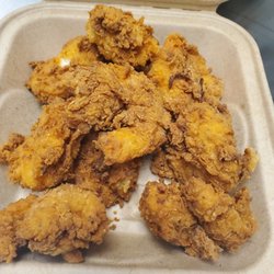 Our crispy Jumbo Fried Shrimp. Chose one of our dipping sauces for extra flavor.
