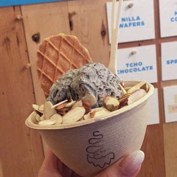 Powder - Black sesame with condensed milk and almonds :) - Desserts Near Me - San Francisco, California Powder - Black sesame with condensed milk and almonds :) - Desserts Near Me - San Francisco, California