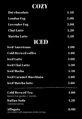 Menu photo 2 Kaffina Coffee Surrey, BC Menu photo 2 Kaffina Coffee Surrey, BC