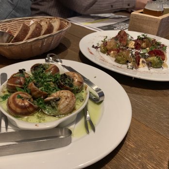 Brussels Bistro - Escargot and Brussel sprouts - Belgian Near Me - San Clemente, California