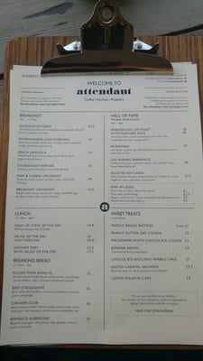 Menu photo 3 The Attendant London, XGL