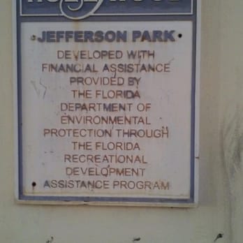 Jefferson Park - Jefferson Park sign - Parks Near Me - Hollywood, Florida