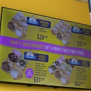 Beard Papa's - Menu - Desserts Near Me - Rancho Cucamonga, California