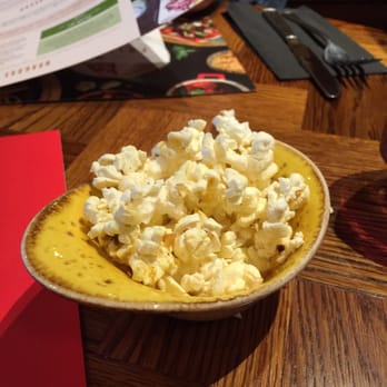 Chiquito - Popcorn to nibble on when we arrived - Mexican Near Me - Walsall, XWM