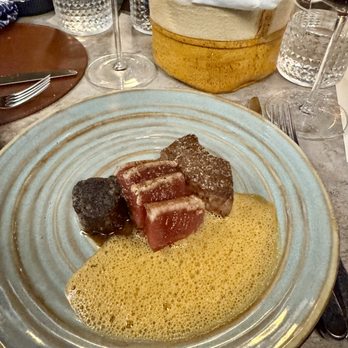 Elyse - Seared A5 Wagyu & Blue Fin Tuna - Desserts Near Me - Fairfax, Virginia