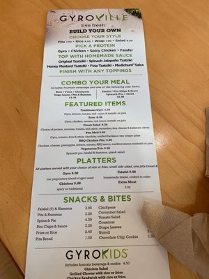 Menu photo 3 Gyroville Doral, FL Menu photo 3 Gyroville Doral, FL