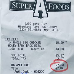 Super A Foods - Meat for 2 for 2 days