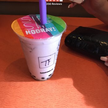 Fat Straws - Taro frappe! - Coffee & Tea Near Me - Dallas, Texas