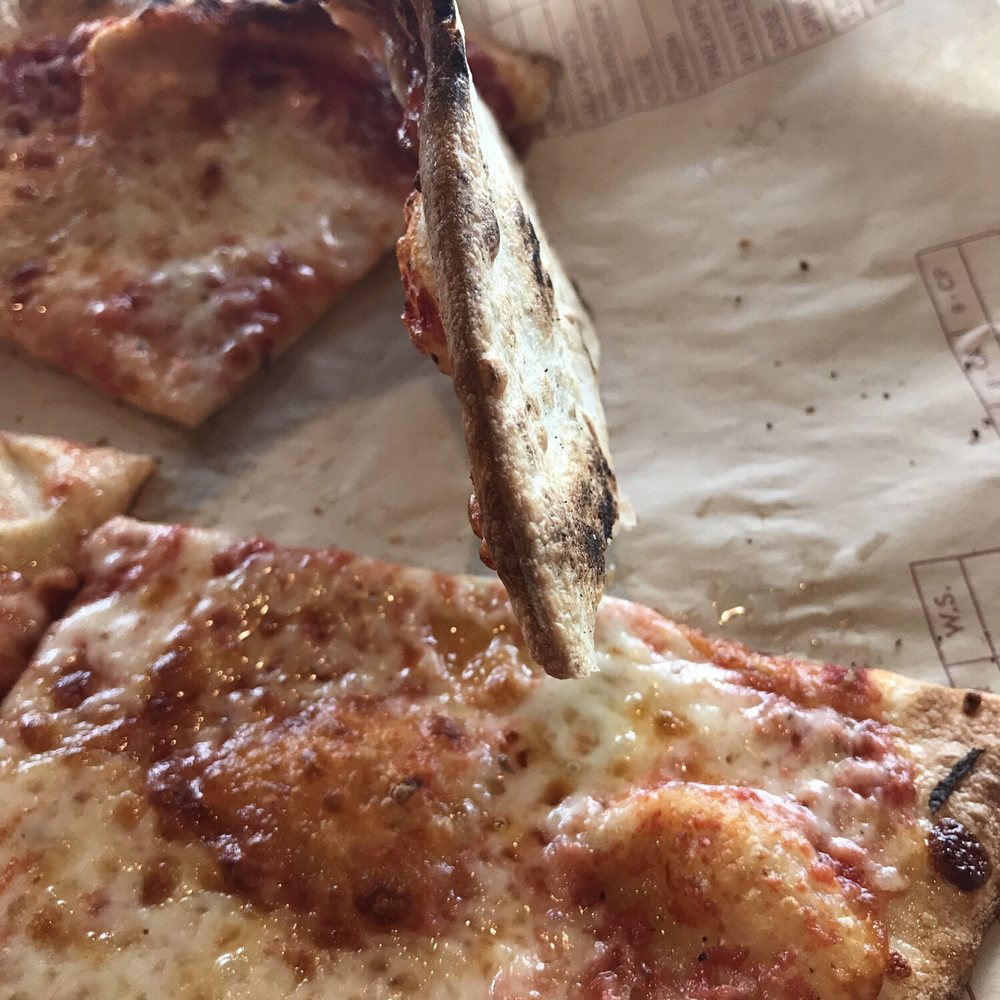 Extremely thin pizza