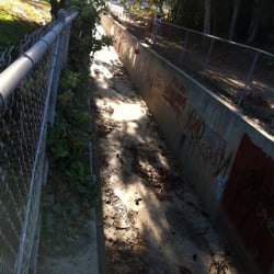 Ocean Avenue Park - Graffiti tunnel *No Trespassing* So they say.