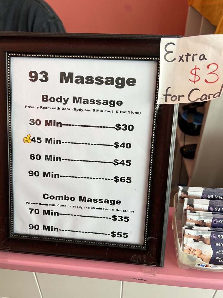 93 massage massage parlor reviews phone 9496684388