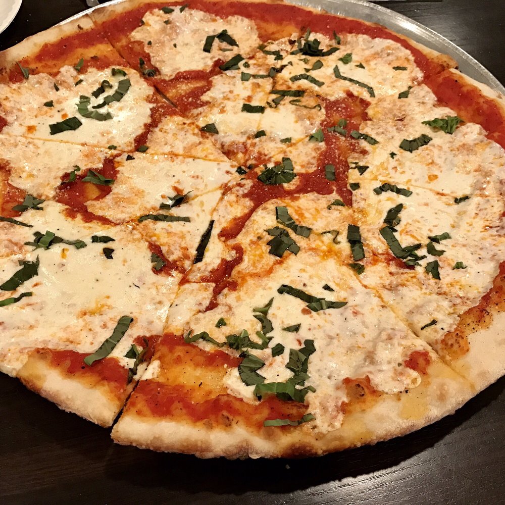 Denino's South Pizzeria - Margherita Pie- Fresh Mozzarella, basil & marinara sauce with a sprinkle of grated cheese - Pizza Near Me - Brick, New Jersey Denino's South Pizzeria - Margherita Pie- Fresh Mozzarella, basil & marinara sauce with a sprinkle of grated cheese - Pizza Near Me - Brick, New Jersey