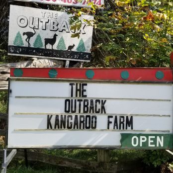 The Outback Kangaroo Farm - Entrance sign - Zoos Near Me - Arlington, Washington