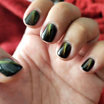 Daniel Nail Spa - Gel manicure, cat eye "#10" - Nail Salons Near Me - Menifee, California Daniel Nail Spa - Gel manicure, cat eye "#10" - Nail Salons Near Me - Menifee, California