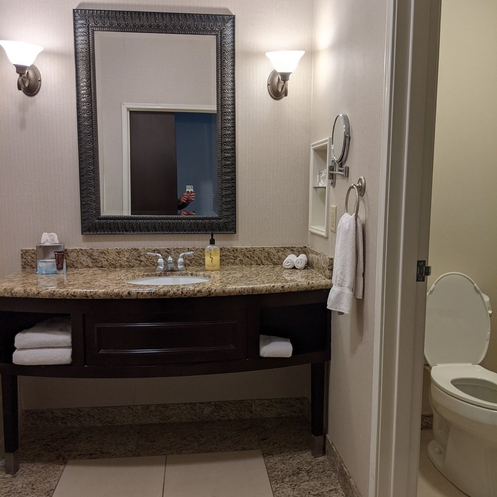 Oxford Suites Boise - Bathroom - Hotels Near Me - Boise, Idaho