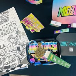 Phenotopia Dispensary - Santa Rosa - Goodie table at store with freebies and deals of the day