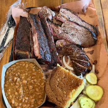 The Brickyard Tavern and Barbecue - Brisket,, pork ribs, jalapeño cheese sausage, jalapeño cornbread and beans - delicious! - Barbeque Near Me - LaFayette, New York The Brickyard Tavern and Barbecue - Brisket,, pork ribs, jalapeño cheese sausage, jalapeño cornbread and beans - delicious! - Barbeque Near Me - LaFayette, New York