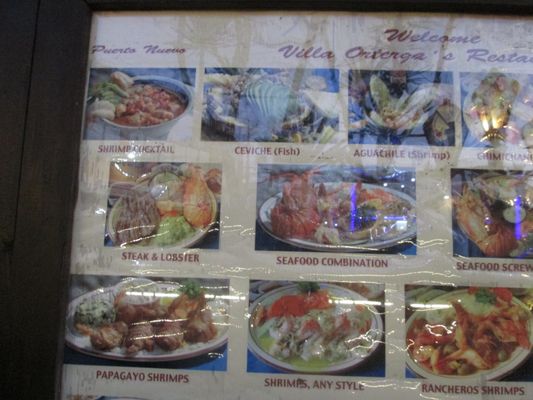 Menu photo 1 Villa Ortega's Puerto Nuevo, BCN