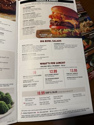 Menu photo 5 Outback Steakhouse Arcadia, CA