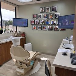 Casita Dental - Gina Gonzalez, DDS - This room shows a wall of all the Volunteer work that is done by the staff on patients that have no access to dentistry.