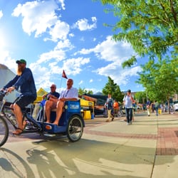 SLC Bike Taxi - Outdoor Retailer Convention - CamelBak sponsored pedicabs