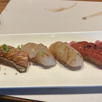 Yujo Umi - Fatty Salmon Nigiri, S.T.U, Ōtoro Nigiri - Japanese Near Me - Frisco, Texas Yujo Umi - Fatty Salmon Nigiri, S.T.U, Ōtoro Nigiri - Japanese Near Me - Frisco, Texas
