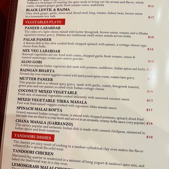 Avatar Indian Bistro - Menu 7/24/25 - Indian Near Me - Granite Bay, California