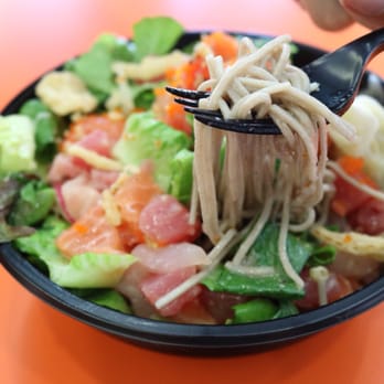 Pokestuf - So you can see the soba noodles (IG @eatwithkim) - Hawaiian Near Me - Alhambra, California