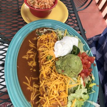 Wondervu Cafe - Beef chimichanga with a side of rice - Mexican Near Me - Golden, Colorado Wondervu Cafe - Beef chimichanga with a side of rice - Mexican Near Me - Golden, Colorado