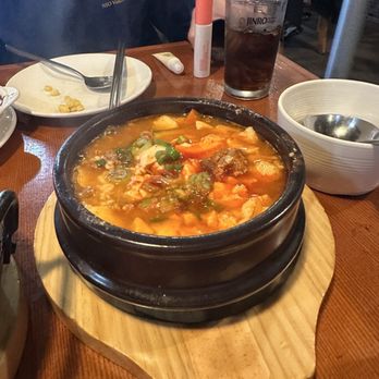 Minari - 20. Beef Tofu Soup - Korean Near Me - San Bruno, California Minari - 20. Beef Tofu Soup - Korean Near Me - San Bruno, California