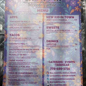 La Valentina - Food Trucks Near Me - North Vancouver, British Columbia La Valentina - Food Trucks Near Me - North Vancouver, British Columbia