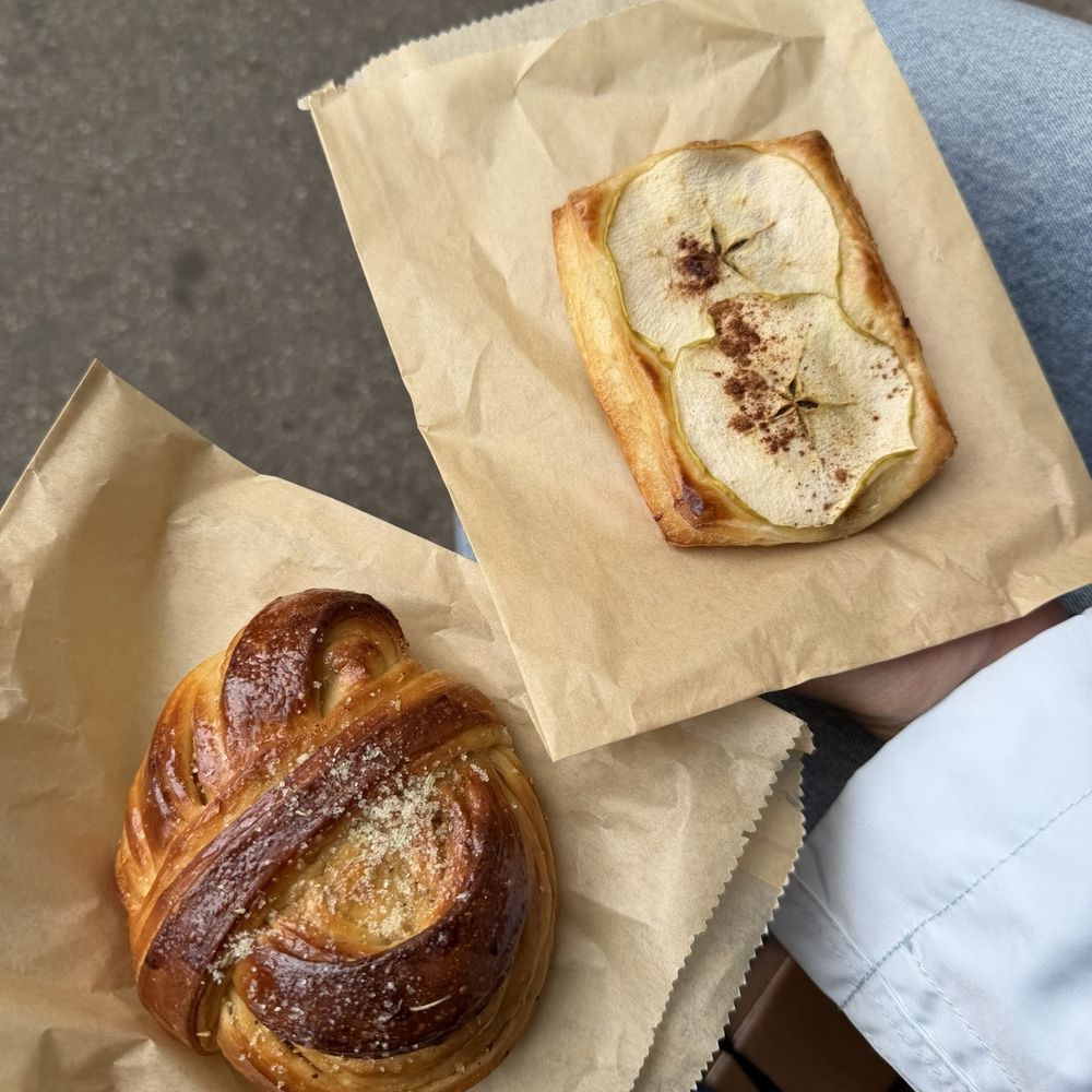 Nick + Sons Bakery - Apple Tart and Cardamom Bun - Bakeries Near Me - Brooklyn, New York Nick + Sons Bakery - Apple Tart and Cardamom Bun - Bakeries Near Me - Brooklyn, New York
