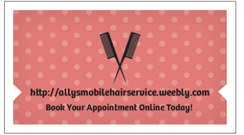 Ally's In Home Hair Service Logo