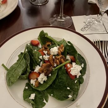 Muriel's Jackson Square - Spinach salad with strawberries - Cajun/Creole Near Me - New Orleans, Louisiana Muriel's Jackson Square - Spinach salad with strawberries - Cajun/Creole Near Me - New Orleans, Louisiana