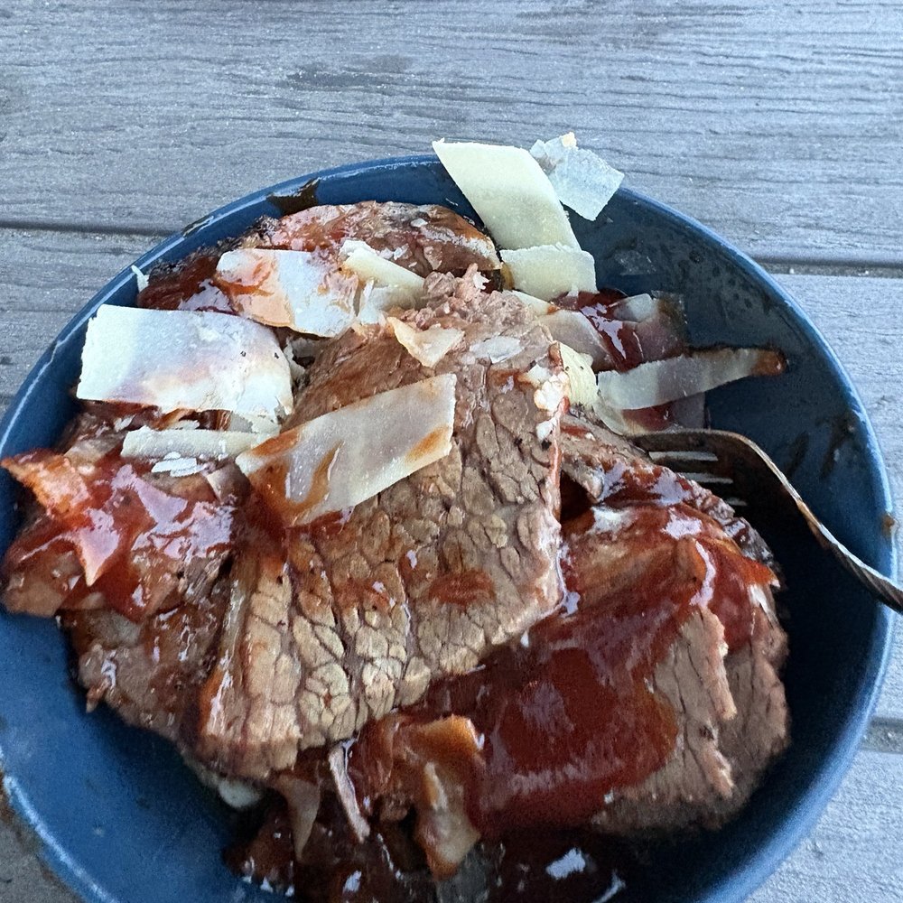 Four Pegs - Brisket mac & cheese bowl tons of brisket - Burgers Near Me - Louisville, Kentucky Four Pegs - Brisket mac & cheese bowl tons of brisket - Burgers Near Me - Louisville, Kentucky