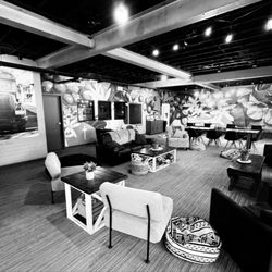 Grounds of Grace - I couldn't resist creating this retro black and white pic of the interior! Just classic!
