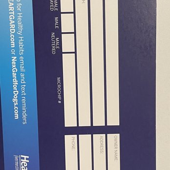 Advanced Veterinary Complex - Blank chart they sent me home with...despite vaccinations administered - Veterinarians Near Me - Reisterstown, Maryland
