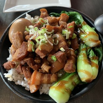 Tasty Dumplings - Pork Belly and rice... loved the hard boiled egg! - Chinese Near Me - Lowell, Massachusetts Tasty Dumplings - Pork Belly and rice... loved the hard boiled egg! - Chinese Near Me - Lowell, Massachusetts