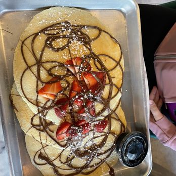 Grace Coffee - Strawberry Nutella pancakes - Breakfast & Brunch Near Me - Milwaukee, Wisconsin
