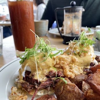 The Watershed Pub - Short rib eggs Benedict and bloody mary - Pubs Near Me - Camp Hill, Pennsylvania The Watershed Pub - Short rib eggs Benedict and bloody mary - Pubs Near Me - Camp Hill, Pennsylvania