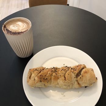 Chapel Street - Sausage roll and mocha - Cafes Near Me - Chicago, Illinois