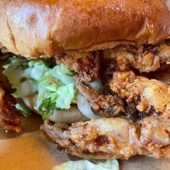 Hazel's - Soft shell crab sandwich was great. - Bars Near Me - Birmingham, Michigan