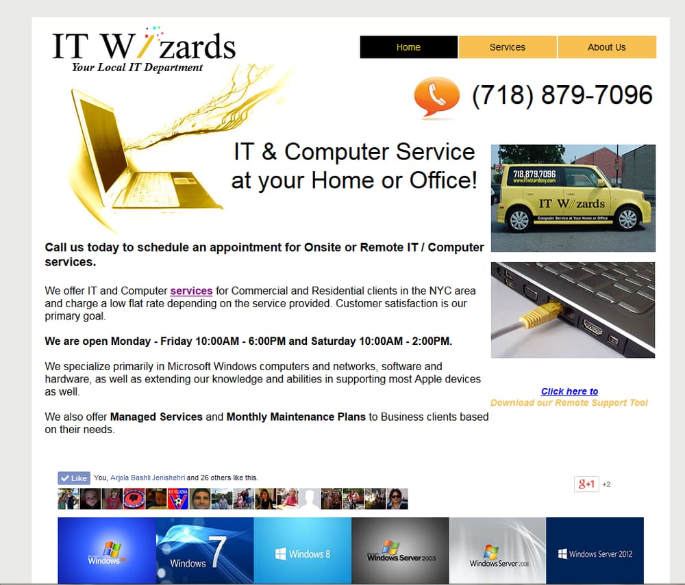 IT WIZARDS Request a Quote Staten Island, New York IT Services