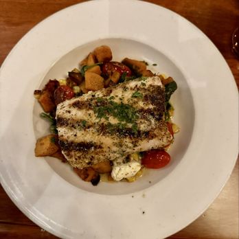 The Marlay House - House special Mahi pan smear with steamed vegetables. - Irish Pub Near Me - Decatur, Georgia